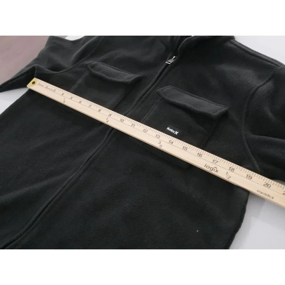 Hurley Kids Black Fleece Jacket Size L